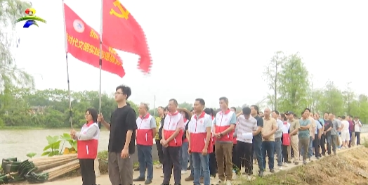 振文镇开展党建引领推动乡村绿化专题培训班植树活动