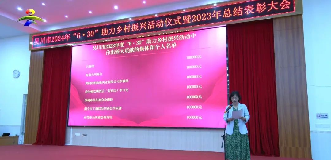 我市举办2024年“6·30”助力乡村振兴活动仪式暨2023年总结表彰大会