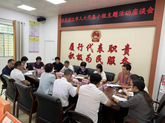 李伟文率驻吴湛江市人大代表深入浅水镇调研现代化产业体系建设并进站接待群众